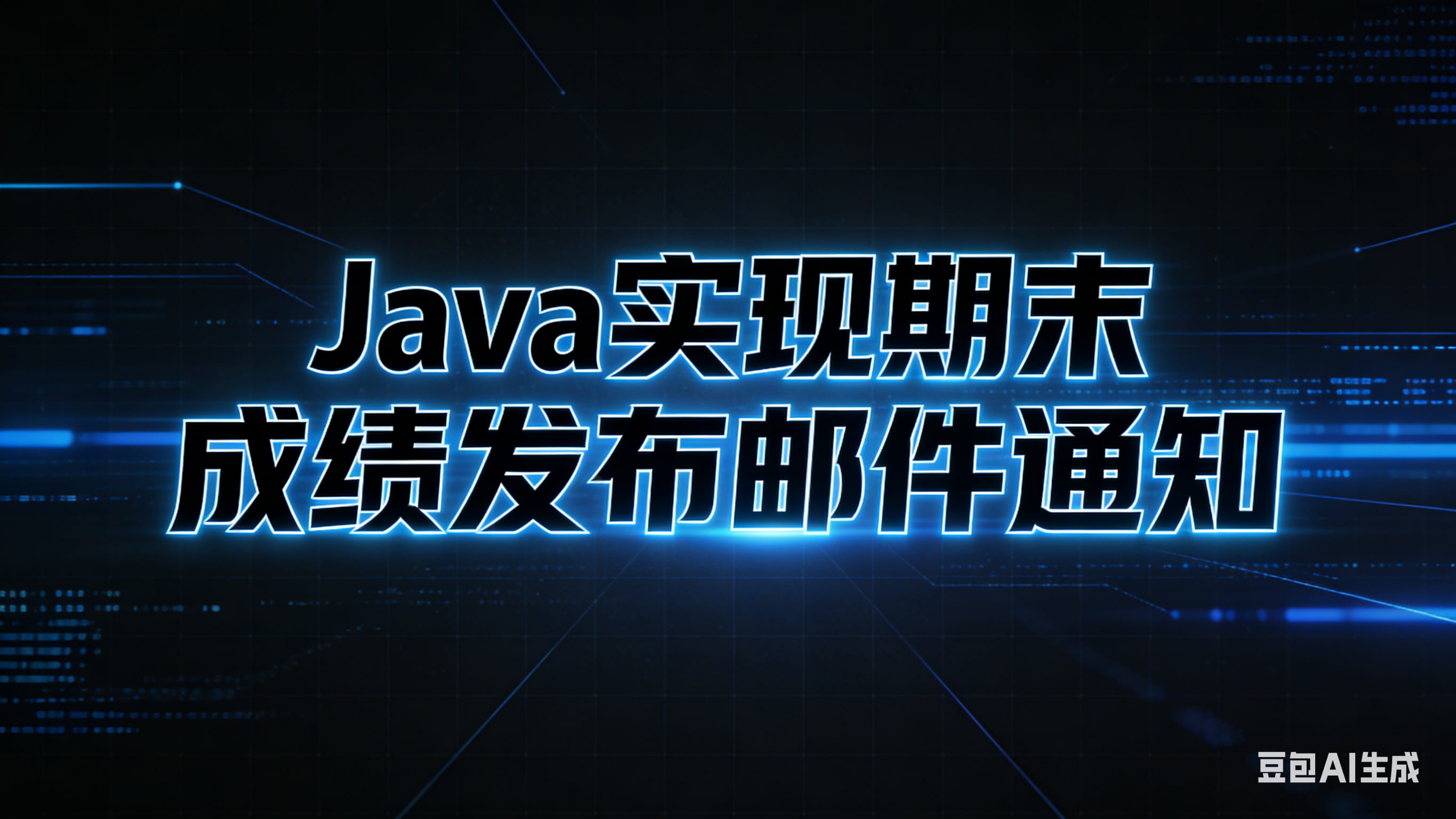 Java实现期末成绩发布邮件通知